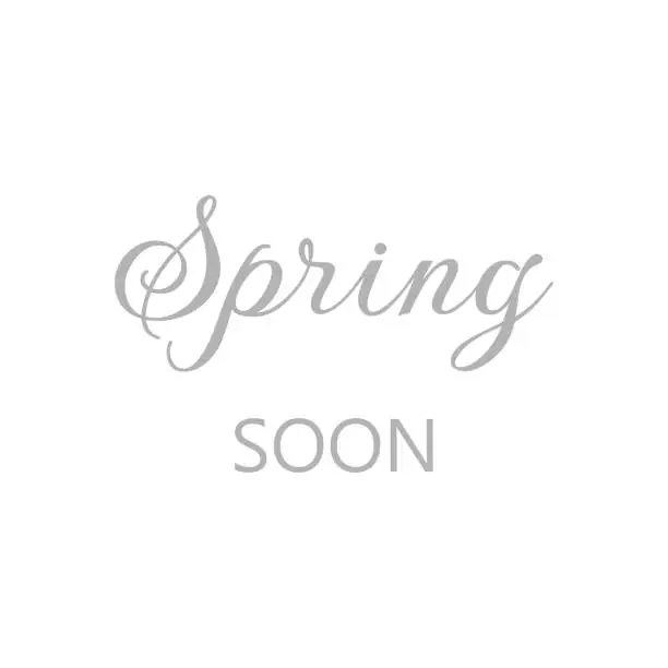 Vector illustration of soon spring icon on a white background, vector illustration