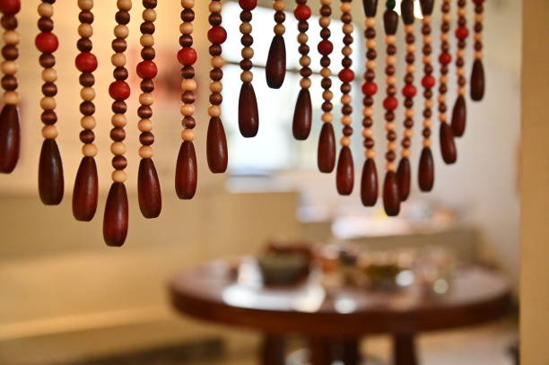 istock Wooden Bead Doorways 2116749926