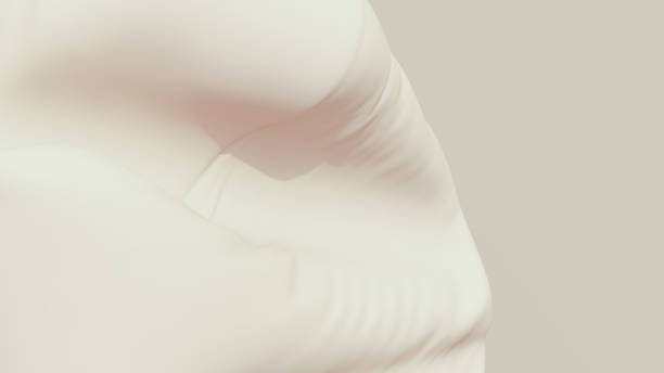 Neutral backgrounds soft tones beige brown background crushed cylinder abstract curve fold soft round curved shapes 3d illustration render digital rendering