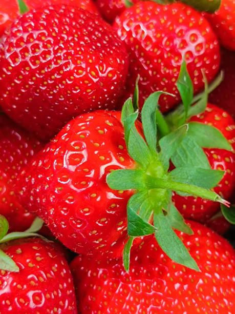 istock pile of strawberries, close-up 2116822032