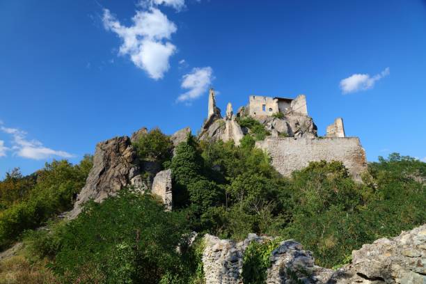 istock Castle ruin in Durnstein, Austria 2116836695