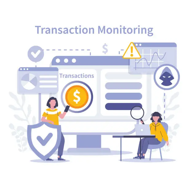 Vector illustration of KYC concept. Flat vector illustration.