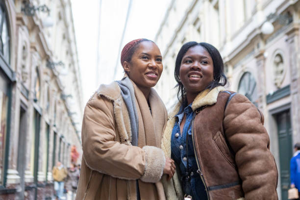 istock Two young women in St Hubert Galleries, Brussels 2116850363