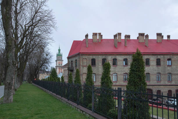 istock Lviv, Ukraine - Lviv fire station 2116854624