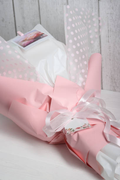 istock wedding bouquets in kraft paper 2116935241