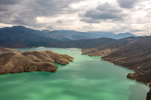 Lake Bovilla in Albania, providing water for Tirana