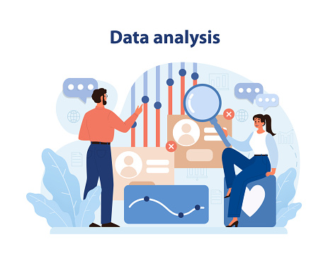 Data Analysis in Consumer Engagement. Professionals use data analytics to gain insights on consumer behavior, optimizing engagement strategies.