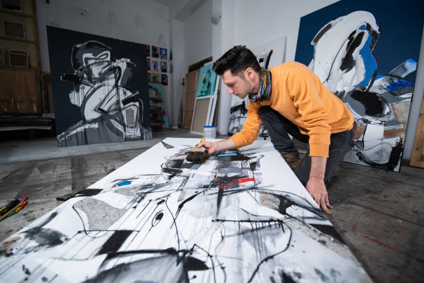 istock Creating a unique piece of art. 2116965389