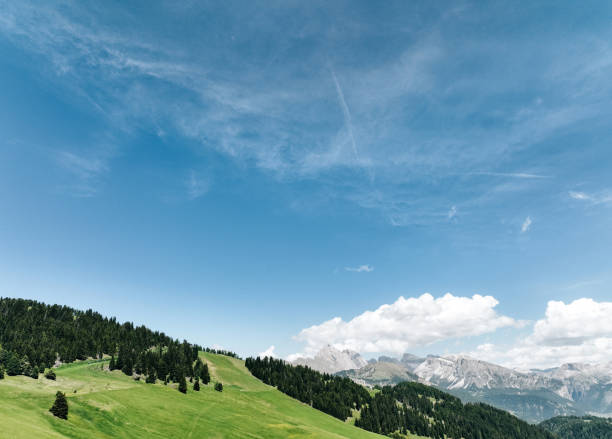 istock Horizon over land on Dolomites, Italy 2116966446