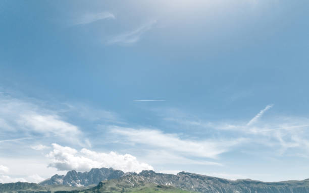 istock Horizon over land on Dolomites, Italy 2116968010