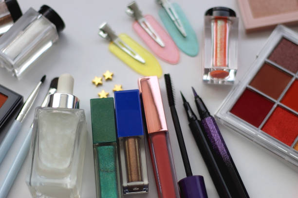 istock Various Beauty Products on White Background 2117057888