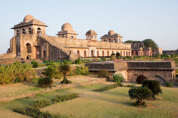 istock Beautiful structure of Jahaj Mahal, Mandu 2117070378