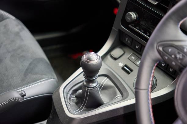 istock Manual transmission car shift lever 2117155636