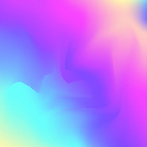istock Hologram Texture. Pastel Mesh. Kawaii Paper. Pop Gasoline Brochure. Pink Blur Gradient. Metal Shapes. Iridescent Background. Pearlescent Background. Violet Hologram Texture 2117312296
