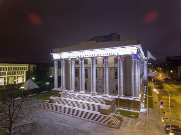 Martynas Mazvydas Library in Vilnius City, Lithuania