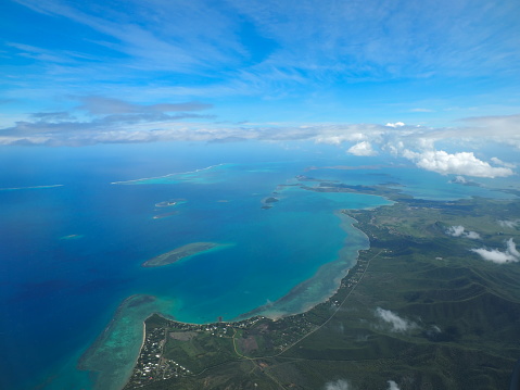 lagoon of New Caledonia in the south Pacific, French overseas territory.