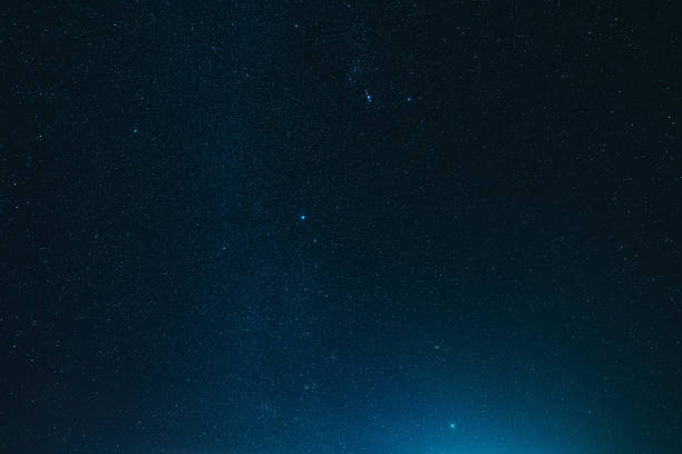 istock The night sky and stars were shining brightly. 2117448165