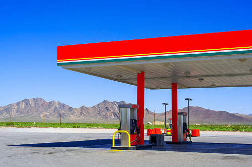 Gas Station in the desert of Arizona