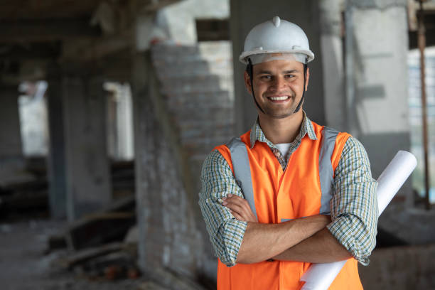 istock Portrait of male architect at site 2117776861