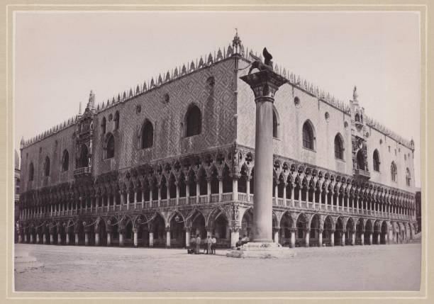 istock Historical view of Venice, Italy, original photograph, published ca. 1870 2117797096