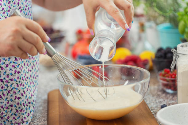 istock Woman Preparing Pancakes 2118096680