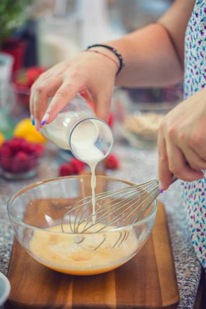 istock Woman Preparing Pancakes 2118096689