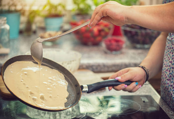 istock Woman Preparing Crepes 2118096702
