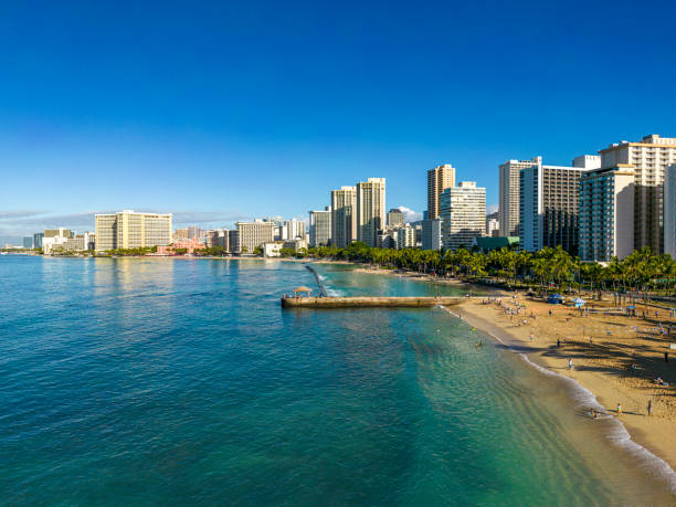 istock Aerial view of the Honolulu skyline 2118098262