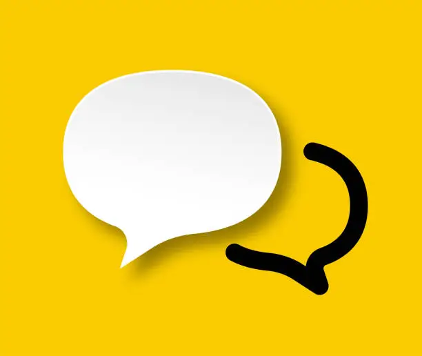 Vector illustration of Speech bubbles