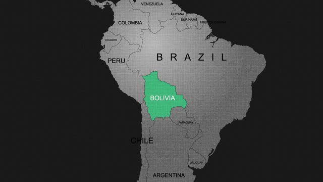 Bolivia HUD Map Green Color