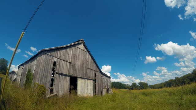 Summer Skies over Kentucky Barn
