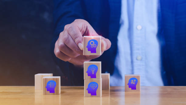 istock Thinking skills for business leader and manager concept. Team, critical, creative, systematic thinking skill. Upskilling, reskilling, new skill for employee's competency development. Business success 2118542028