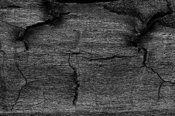 istock Overhead view of black wooden table 2118654584
