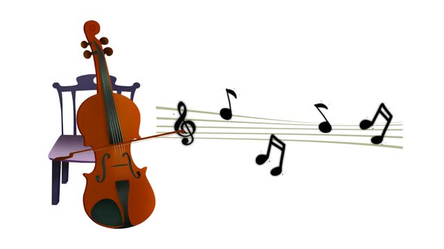 Cello and music notes, Melody of music abstract with musical notes and signs musical banner