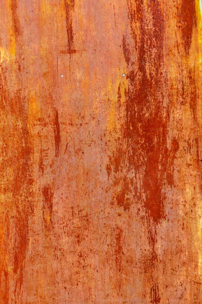 istock rusty flat sheet metal surface full-frame background and texture with leftovers of white paint 2118799949