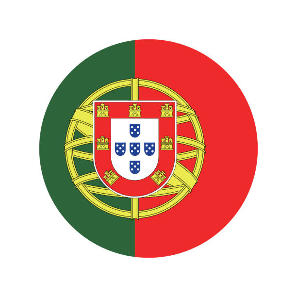 istock Portugal flag. Button flag icon. Standard color. Round button icon. The circle icon. Computer illustration. Digital illustration. Vector illustration. 2118812757