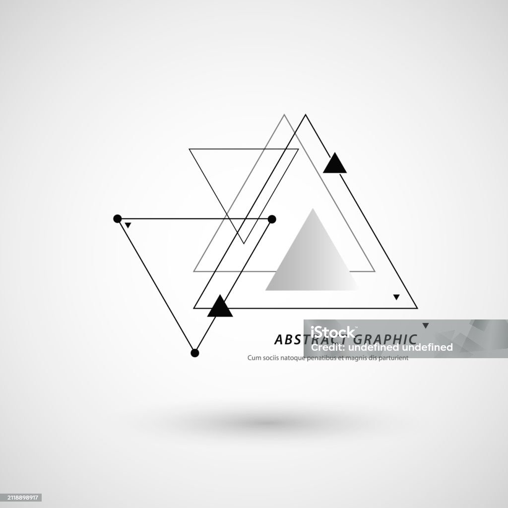 Digital Technology Triangle Design Vector Creative Concept ...