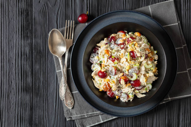 istock chicken grape salad with celery, cashew, parmesan 2119034666