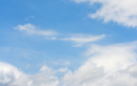 background photo of blue clouds and white sky