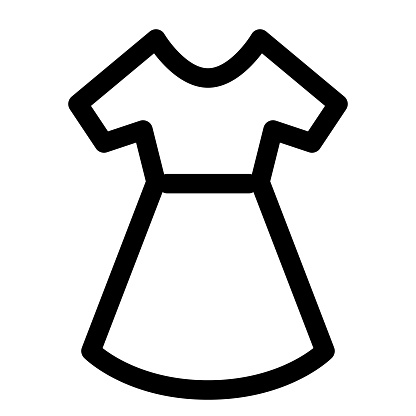 Line style icon related to clothe, fashion