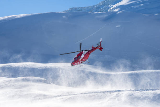 istock Mountain Rescue Helicopter in Switzerland 2119142715