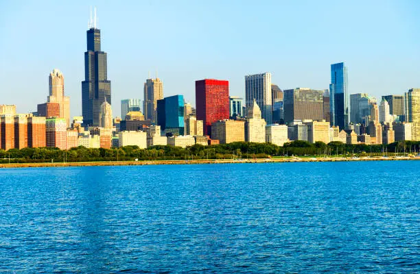 Chicago skyline, Illinois, USA