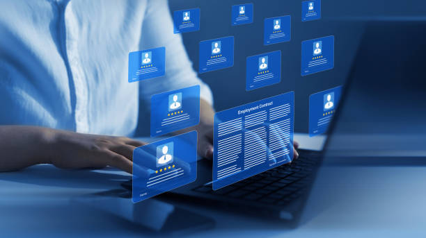istock Digital employment contract that describes the working and graphic conditions.Terms and conditions for new employers. 2119185208