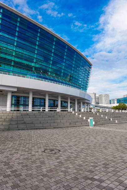 Yokohama International Peace Conference Center, also known as Pacifico Yokohama National Hall (Minatomirai, Yokohama City) On a sunny morning in February 2024, Pacifico Yokohama National Hall, also known as the Yokohama International Peace Conference Center, is located on the seaside in the Minato Mirai district of Yokohama City, Kanagawa Prefecture. ちやほや stock pictures, royalty-free photos & images