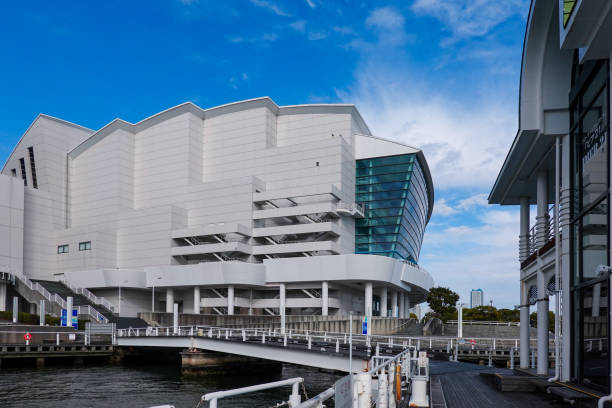 Yokohama International Peace Conference Center, also known as Pacifico Yokohama National Hall (Minatomirai, Yokohama City) On a sunny morning in February 2024, Pacifico Yokohama National Hall, also known as the Yokohama International Peace Conference Center, is located on the seaside in the Minato Mirai district of Yokohama City, Kanagawa Prefecture. ちやほや stock pictures, royalty-free photos & images