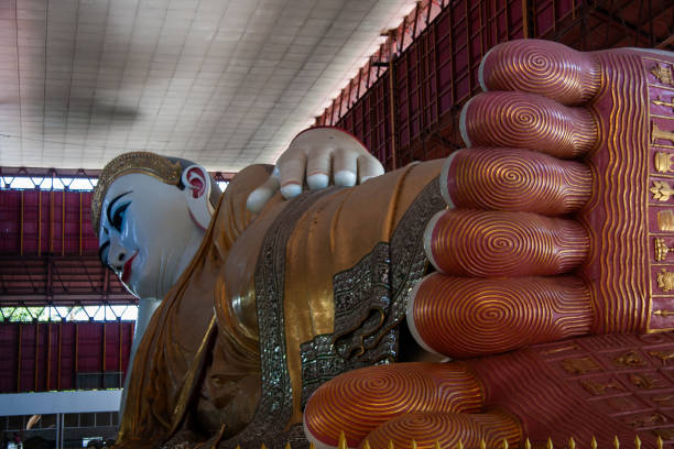 Buddhist Temple in Bahan Township, Yangon, Myanmar (Burma)