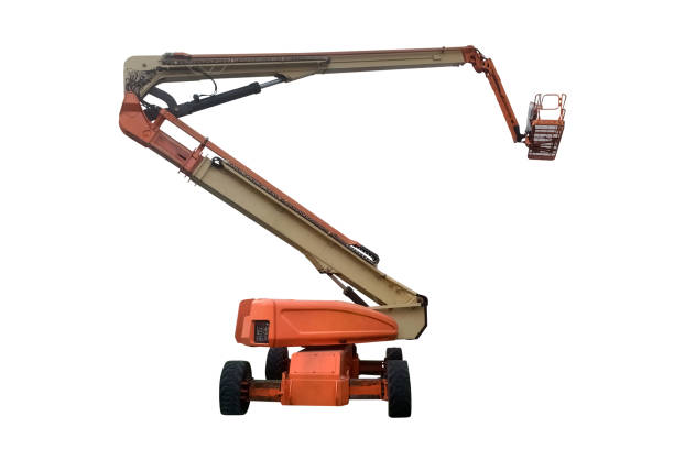 istock Industrial lifter isolated on white background 2119521410