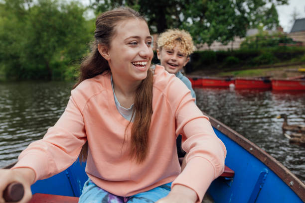 istock Bother And Sister Rowing 2119548328