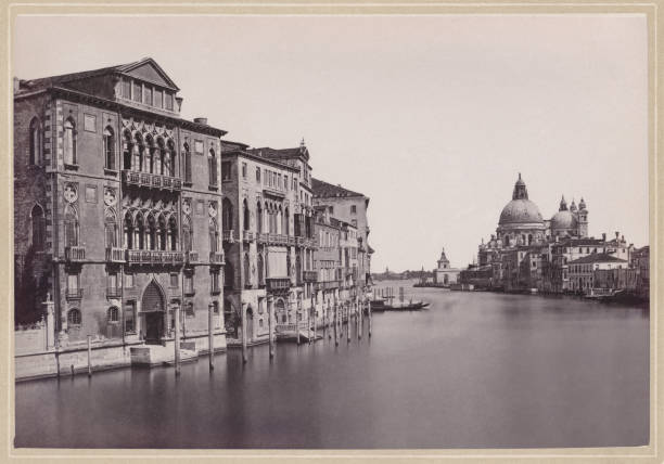 istock Historical view of Venice, Italy, original photograph, published ca. 1870 2119585608