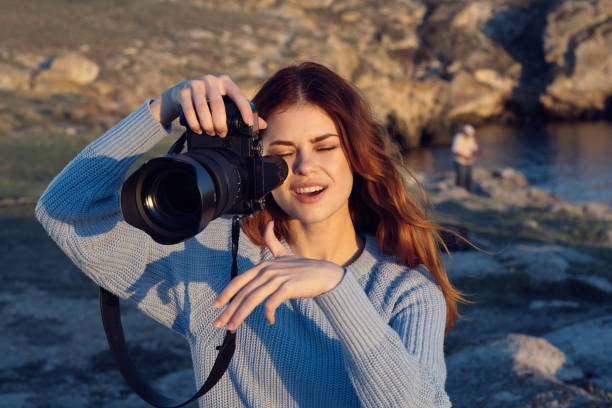 istock pretty woman who is outdoors nature vacation professional 2119659571